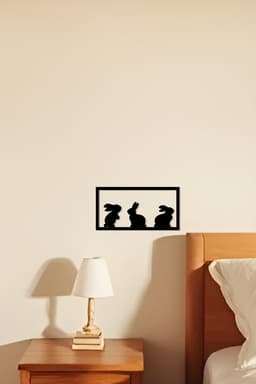 Rabbit Wall Art, Wall Decor, Home Decor 3d model