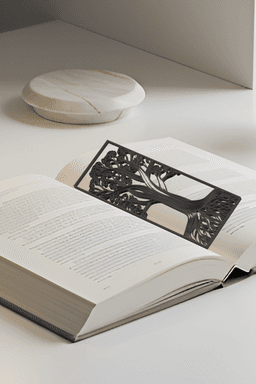 Tree Bookmark, Creativity Bookmark, Gift Idea 3d model