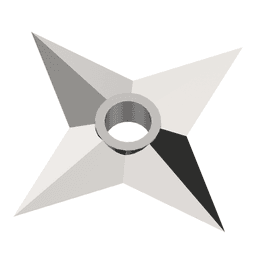 Naruto Shuriken 3d model