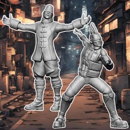 Krotch and Scott - Underworld Henchmen 3d model