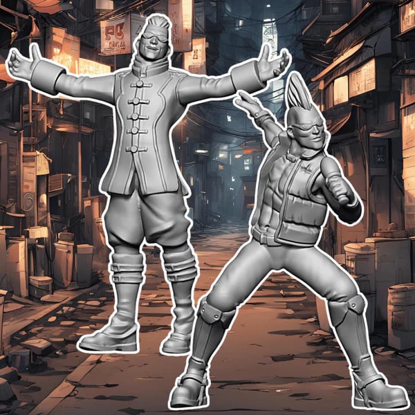 Krotch and Scott - Underworld Henchmen 3d model