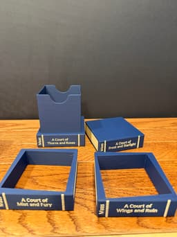 ACOTAR Inspired Book Deck Box 3d model