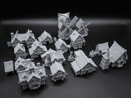FREE Props Bakery – Fantasy Miniatures (32mm STL for Tabletop RPG) 3d model