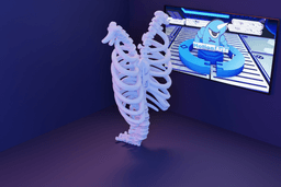 Zíper Abrindo Esqueleto Humano.stl 3d model