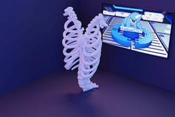 Zíper Abrindo Esqueleto Humano.stl 3d model