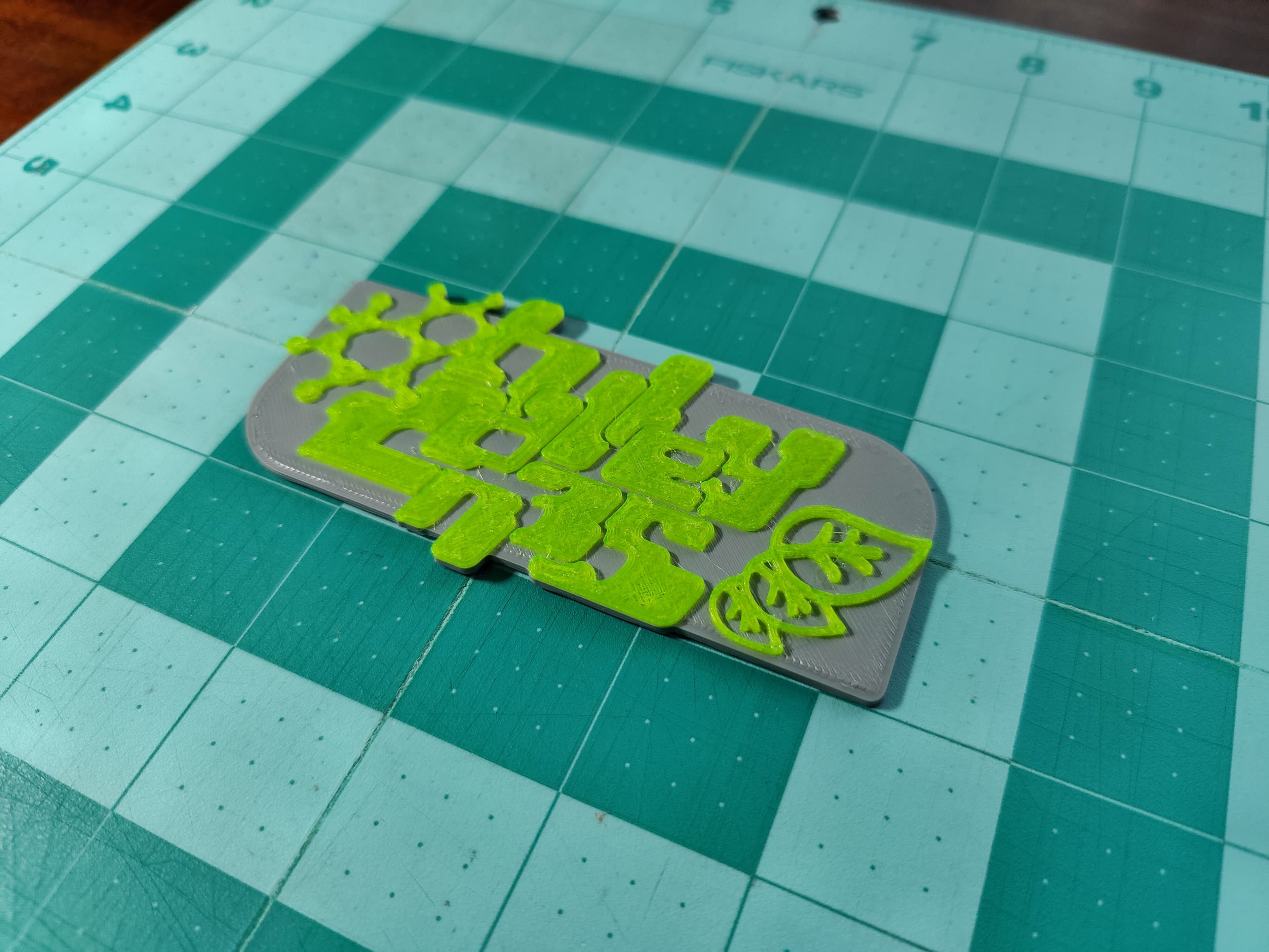 Halley Labs Badge and Logo 3d model