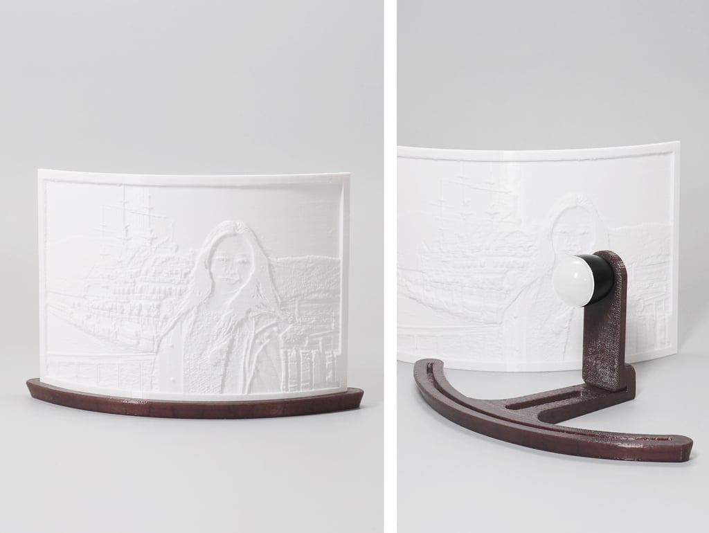 Lithopane bracket 3d model