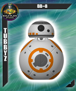 STAR WARS BB-8 Multicolor Flexi Print-In-Place 3d model