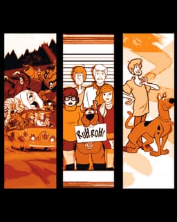 Scooby Doo Where are You?? Fanart Set of Bookmarks 3d model