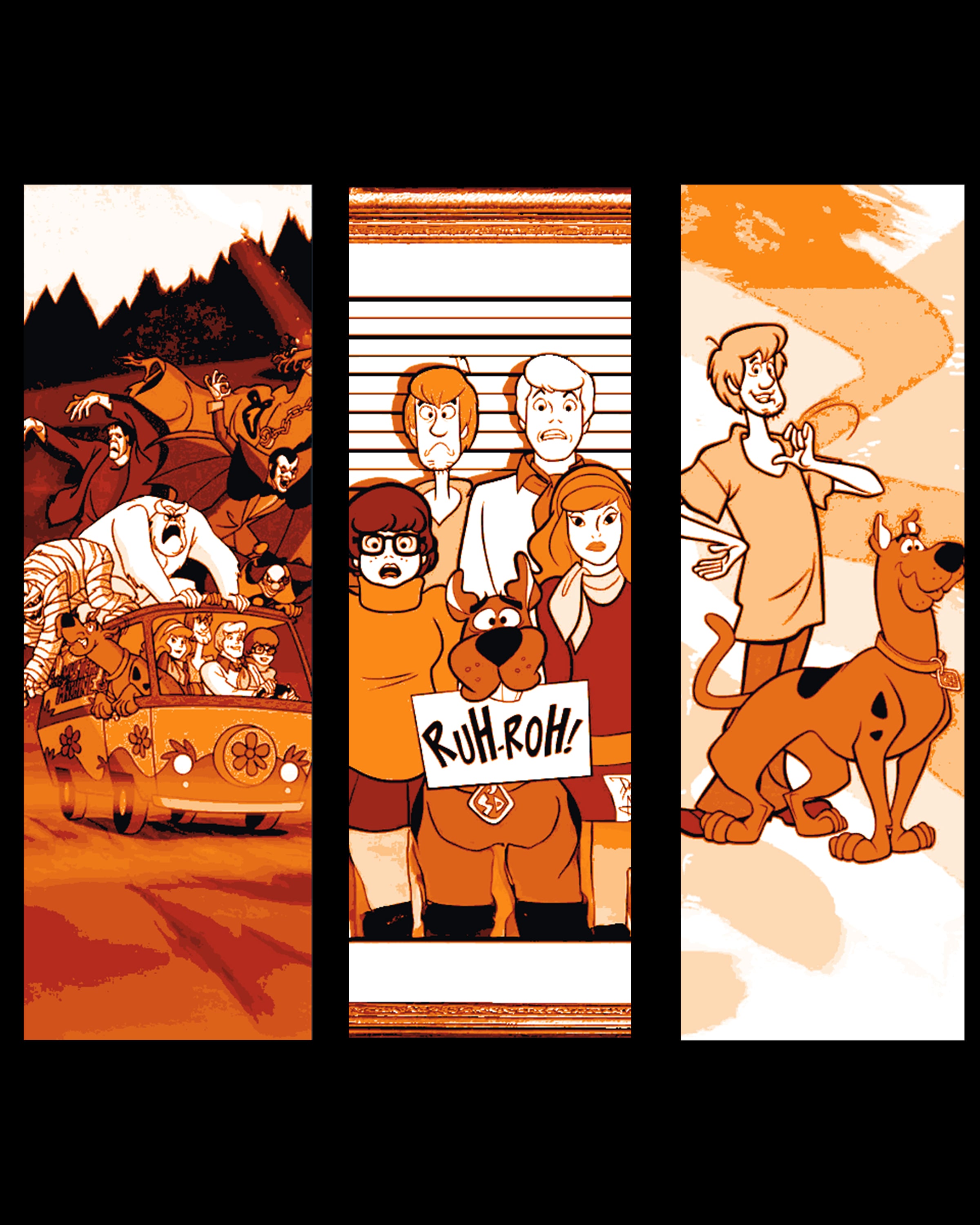 Scooby Doo Where are You?? Fanart Set of Bookmarks 3d model