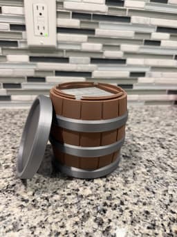 Barrel Deck Box 3d model