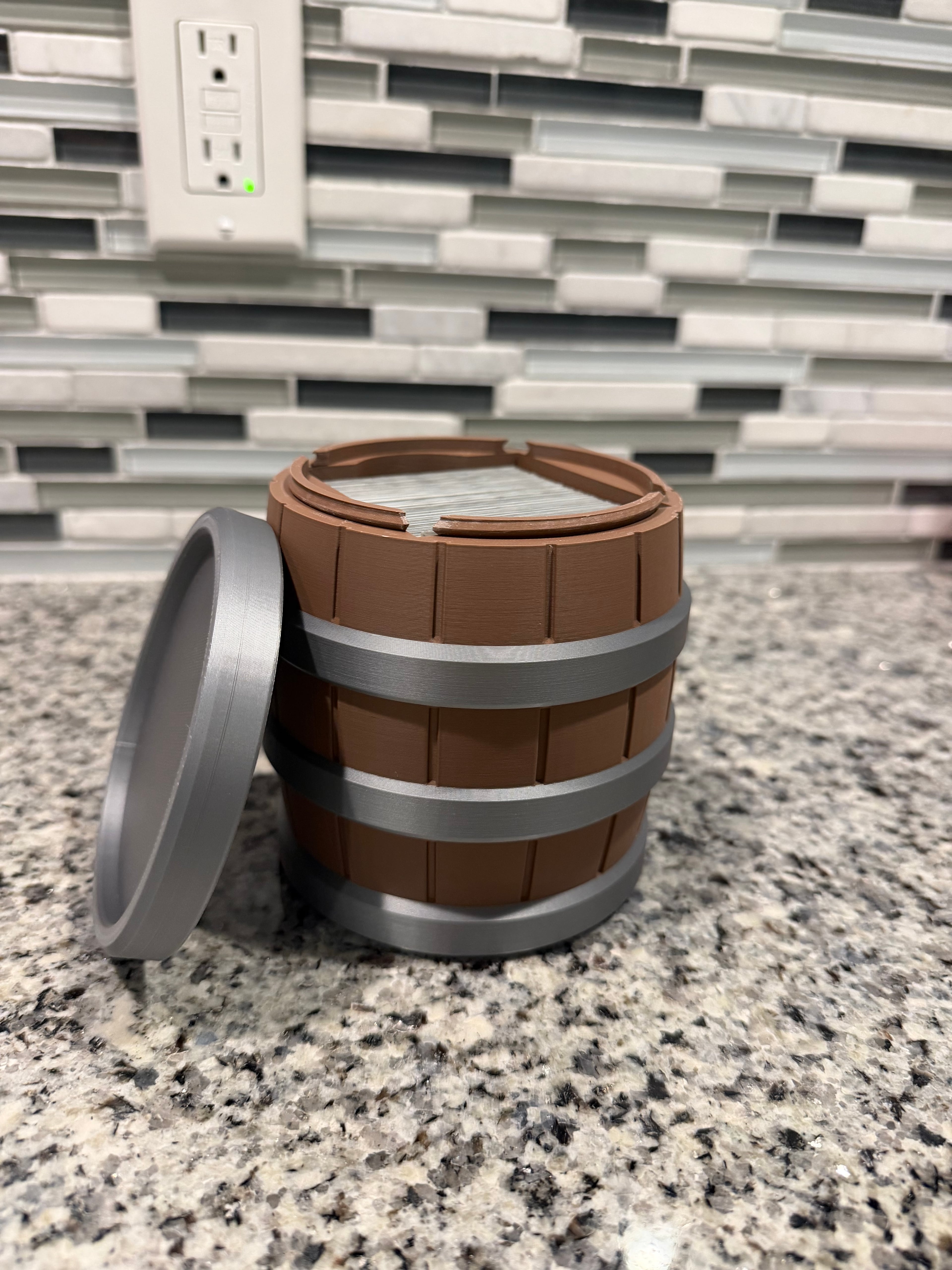 Barrel Deck Box 3d model