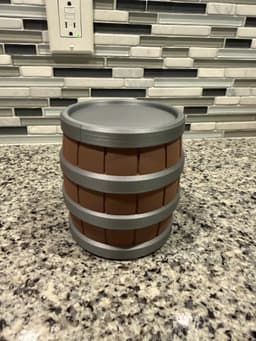 Barrel Deck Box 3d model