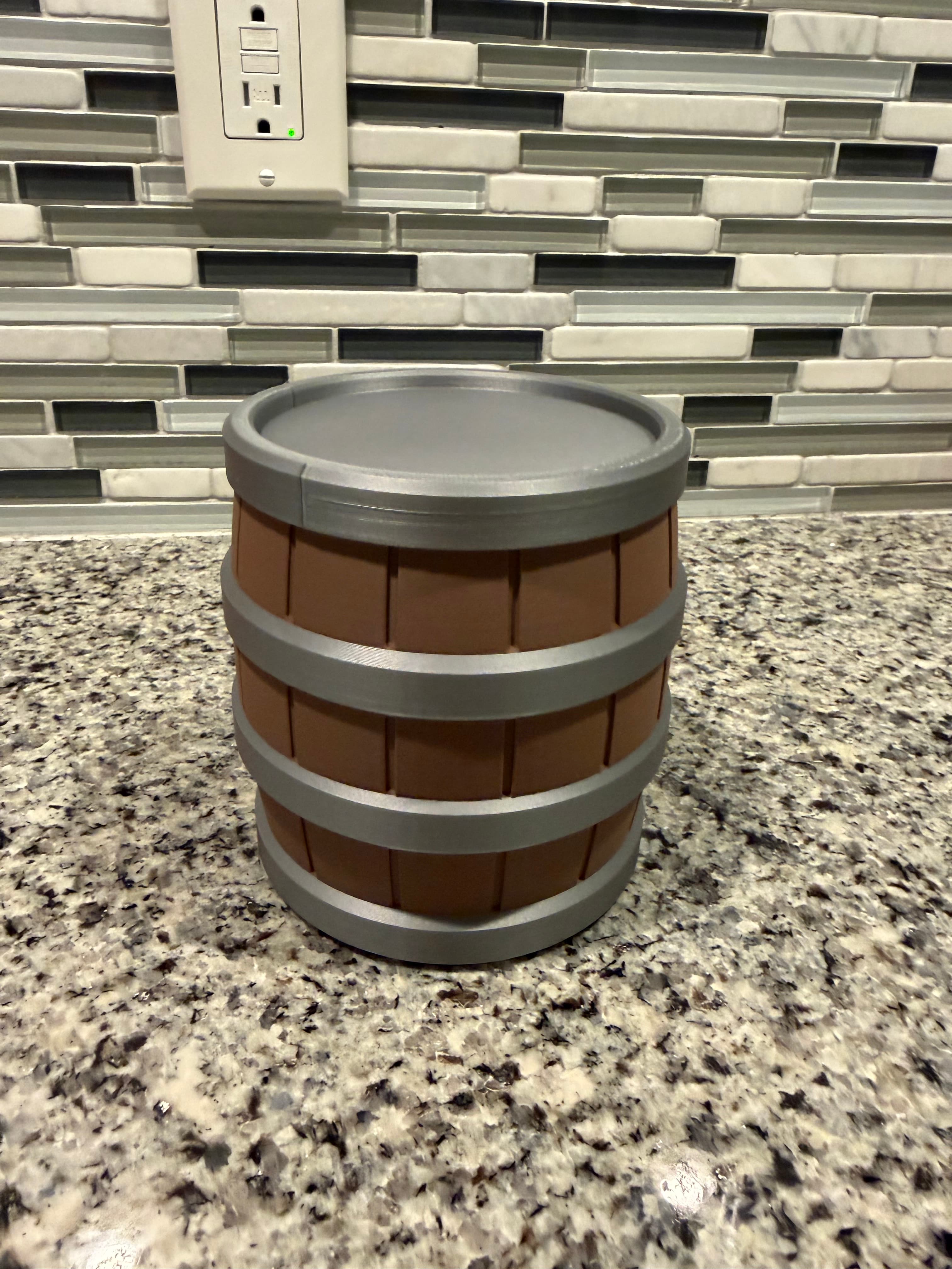 Barrel Deck Box 3d model