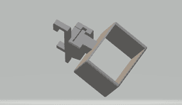 FHW: IKEA Pegboard (SKÅDIS) T- Slot Hole punch holder v1 3d model