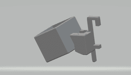 FHW: IKEA Pegboard (SKÅDIS) T- Slot Hole punch holder v1 3d model