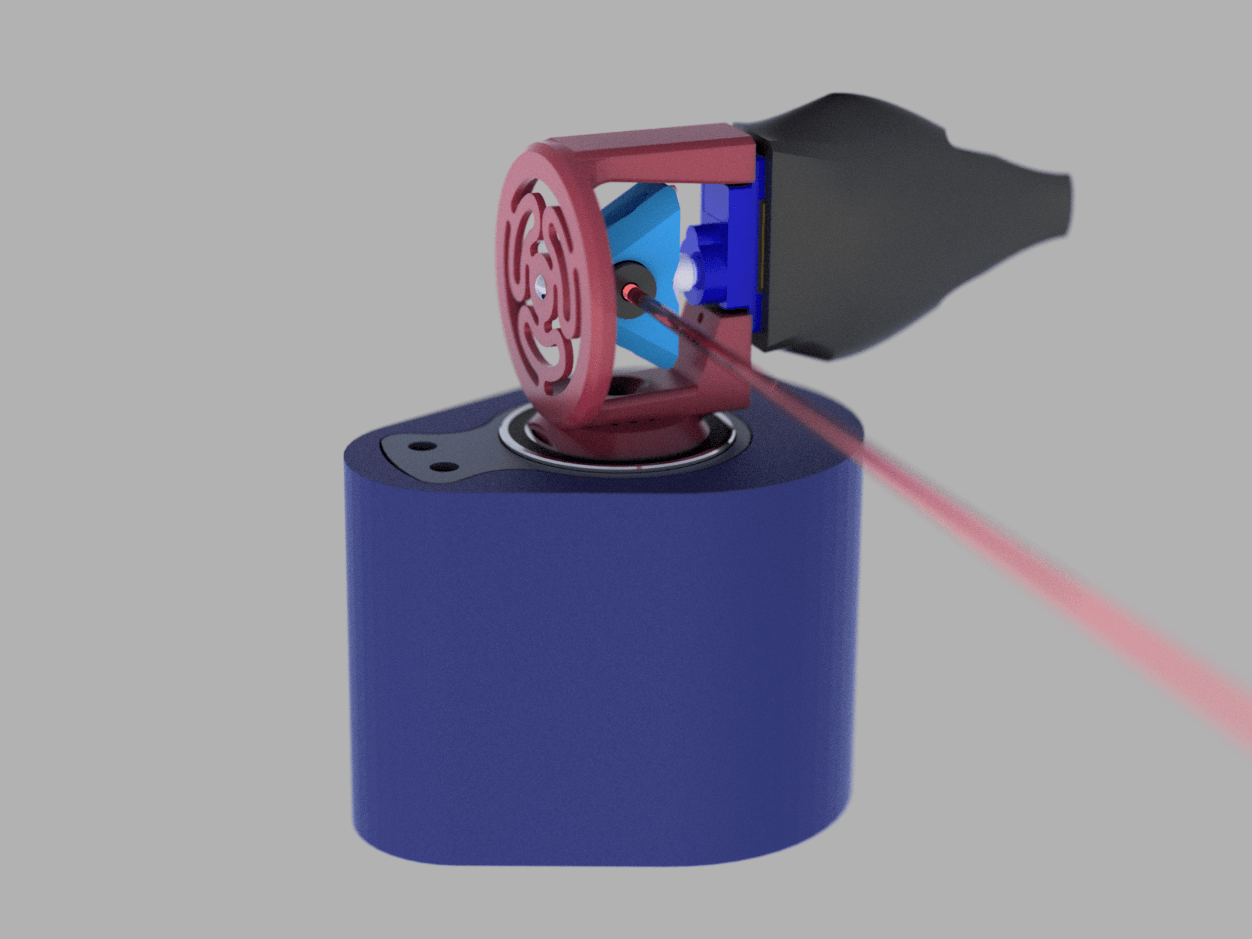 Automated Cat Toy Laser Turret 3d model