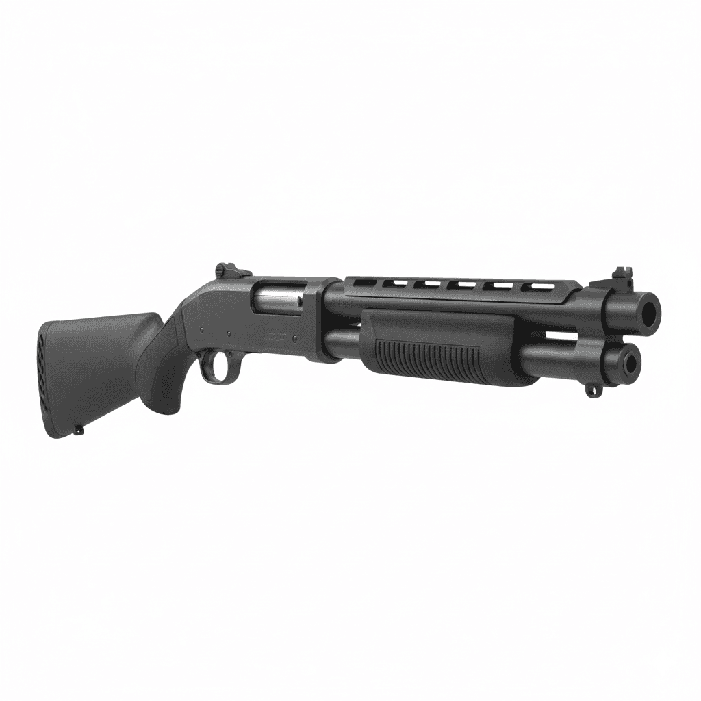 Shotgun Mossberg 590 Tactical Defense Shotgun 3d model
