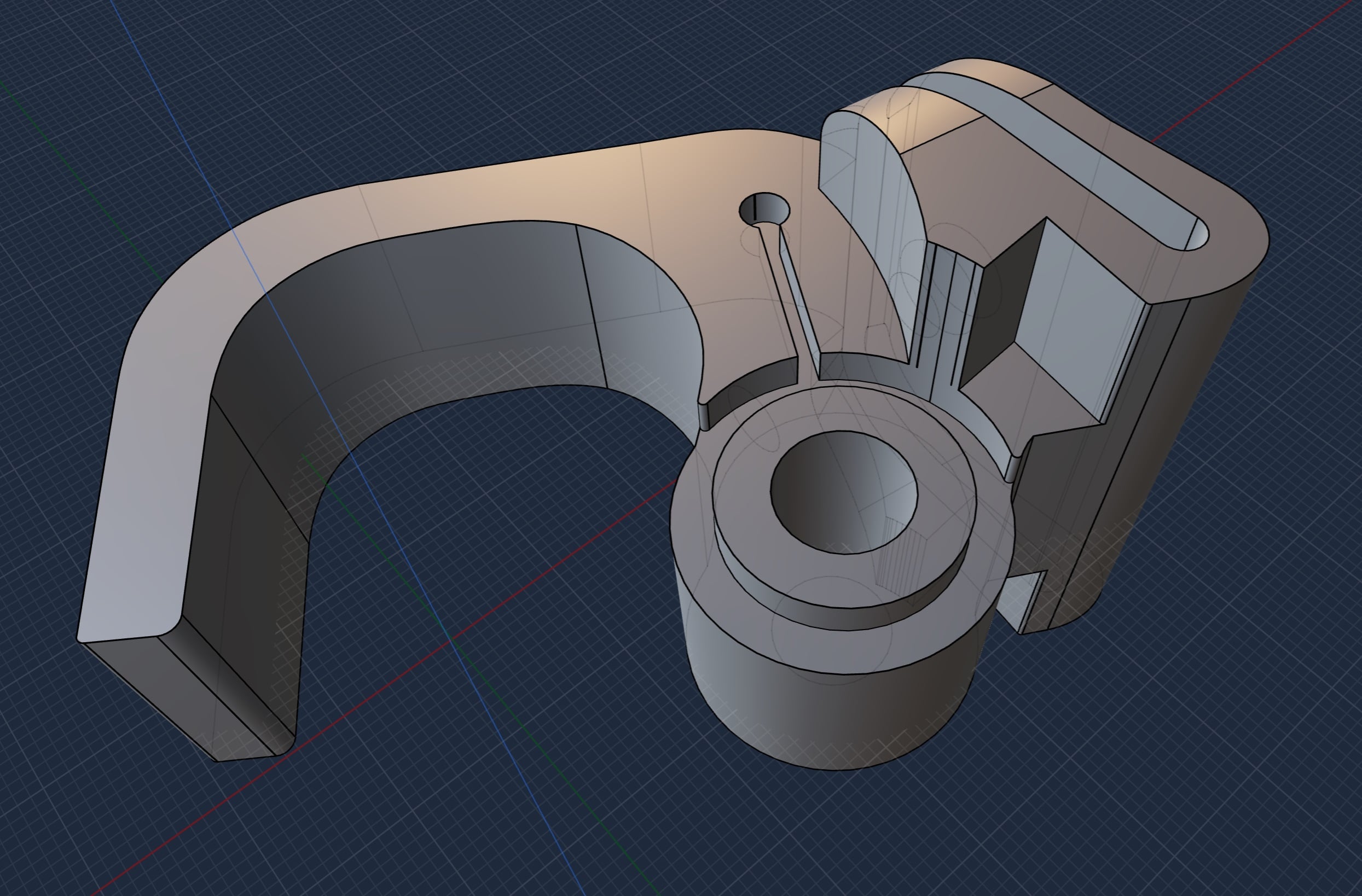Ortlieb QL 2.1 Bycycle bag clamp.obj 3d model