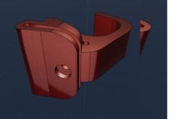 Ortlieb QL 2.1 Bycycle bag clamp.obj 3d model