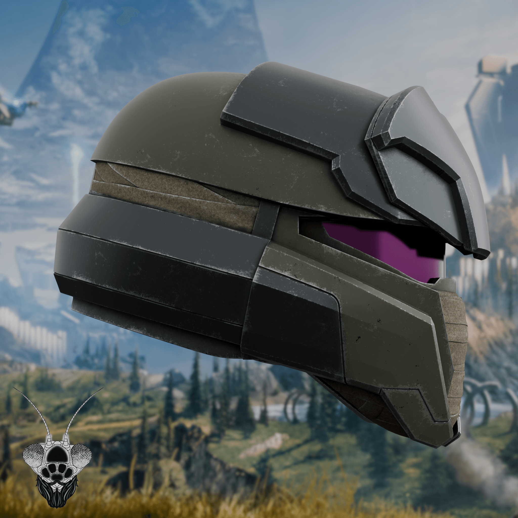 Halo Infinite: Agitator Helmet 3d model