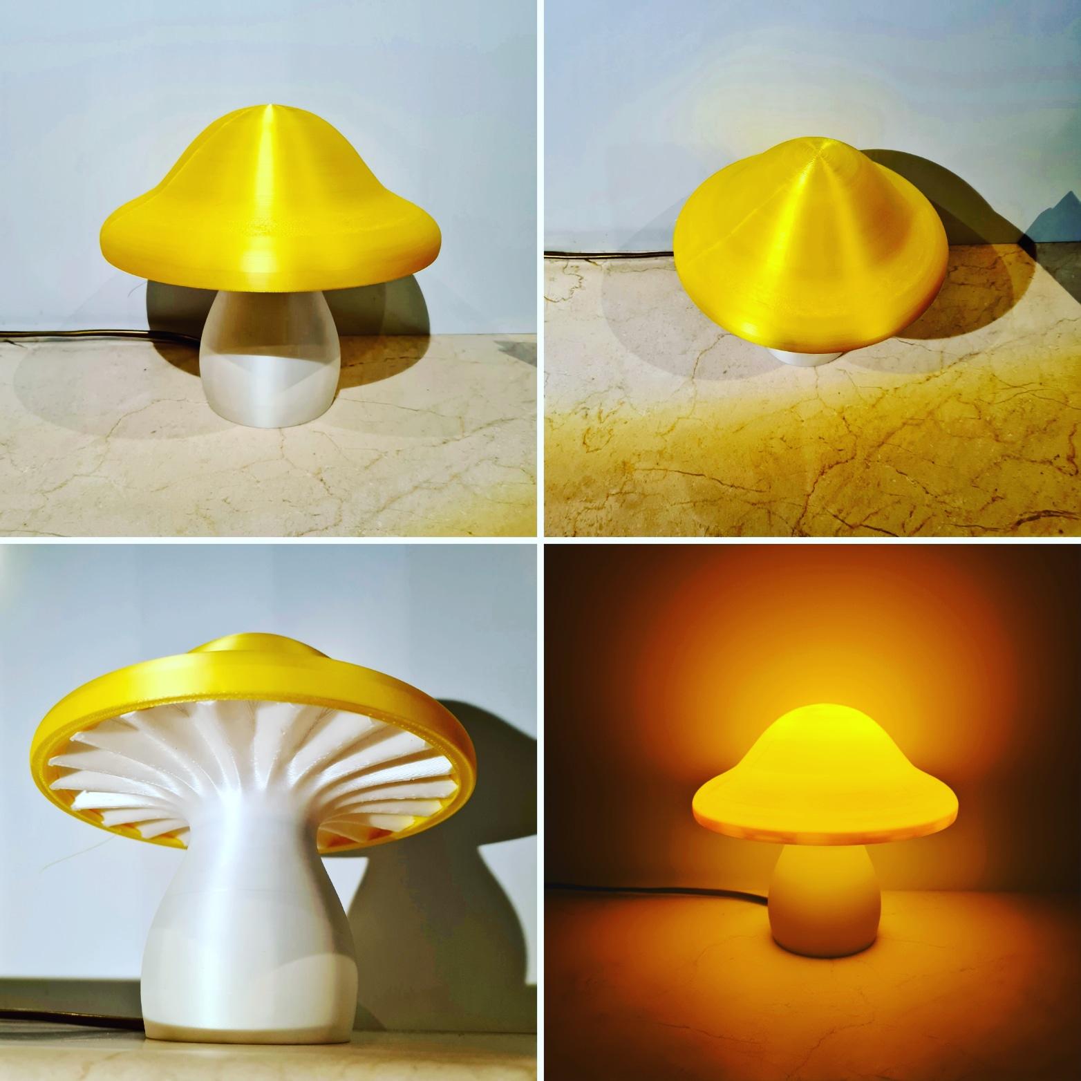 Mushroom lamp 3d model