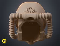 Fallout T60 Helmet – live action series 3d model