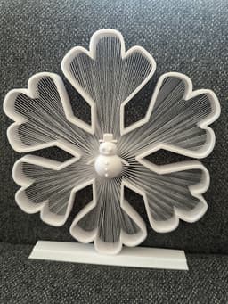 fiocco di neve 3d model