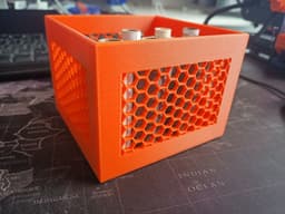 stackable box for 25mm yarn spools 3d model