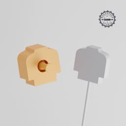 Dress Cake Pop Mold, Fashion Garment Design, 2-Piece Set for 3D Printing PRODUCT_4533 3d model