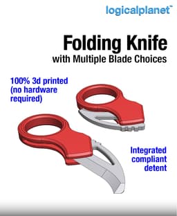 Folding Pocket Knife 3d model
