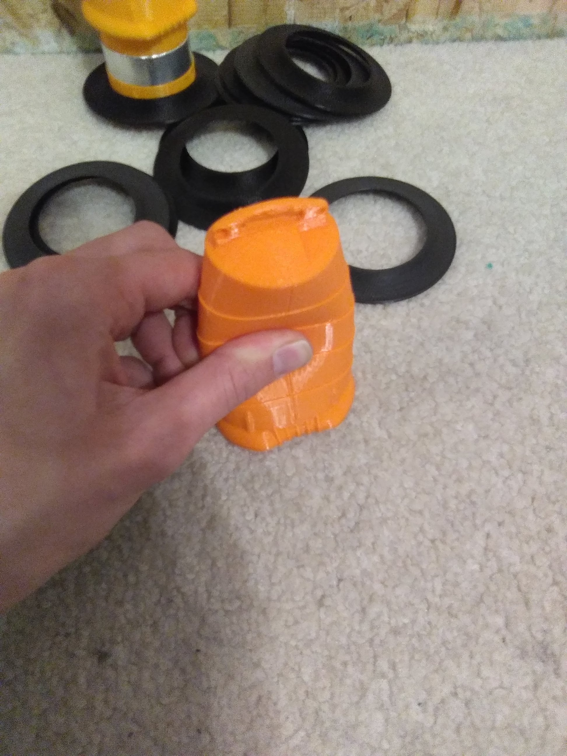 traffic drum 3d model