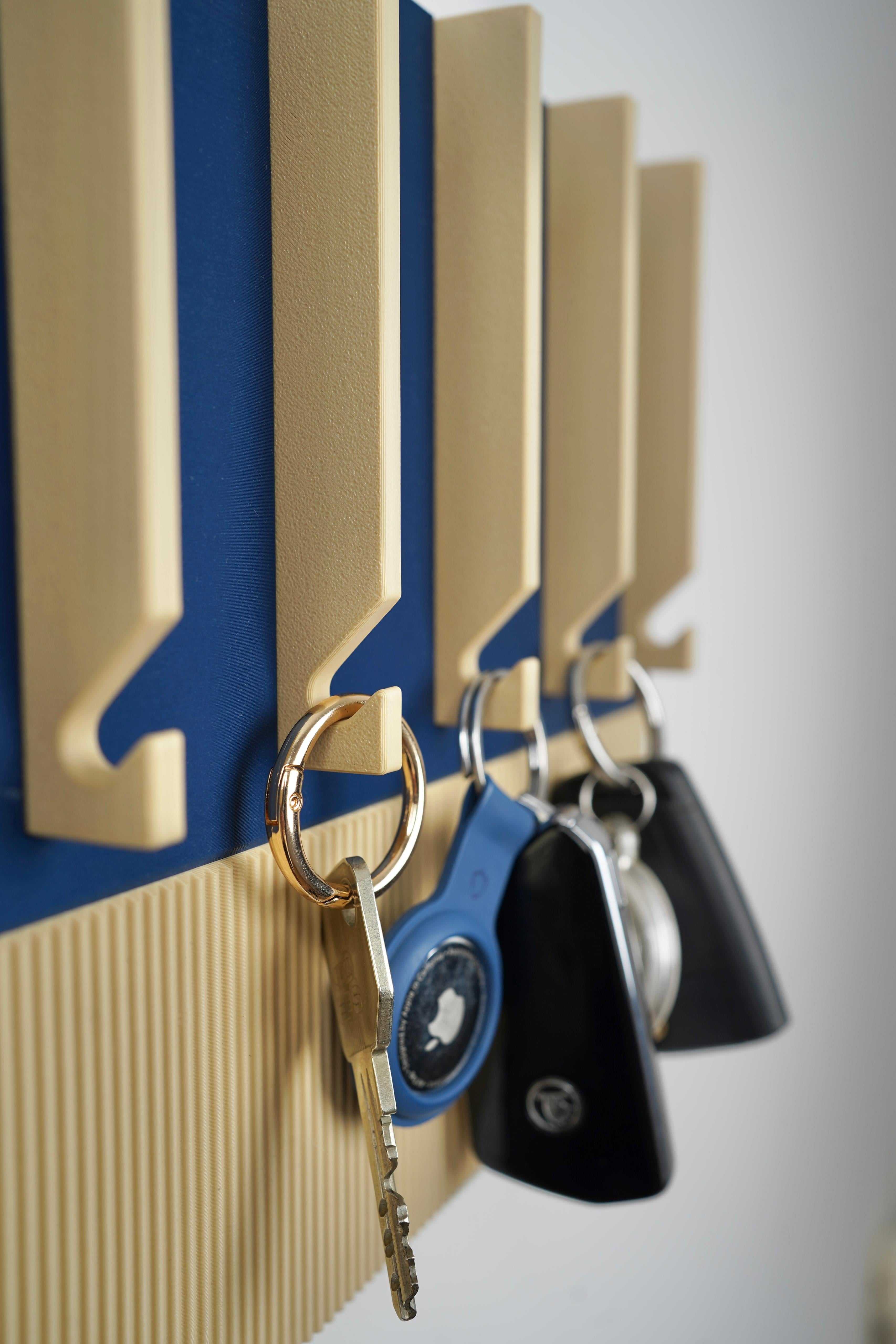 PIANIS Minimalist Wall Key Holder 3d model