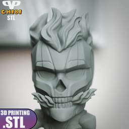 Ghost Rider Midnight Suns Chibi STL for 3D Printing ChibiSTL 3DXM 3d model
