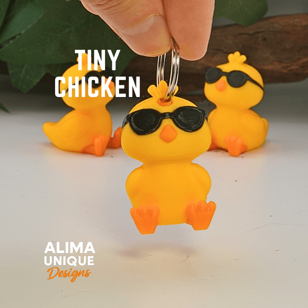 Tiny Cool and Normal Chicken 3d model