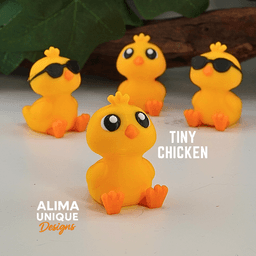 Tiny Cool and Normal Chicken 3d model