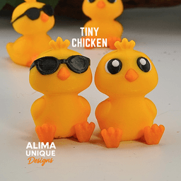 Tiny Cool and Normal Chicken 3d model