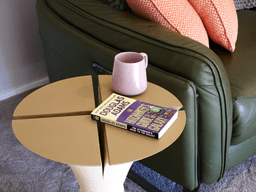 Orla End Table: Prints on any standard size printer 3d model