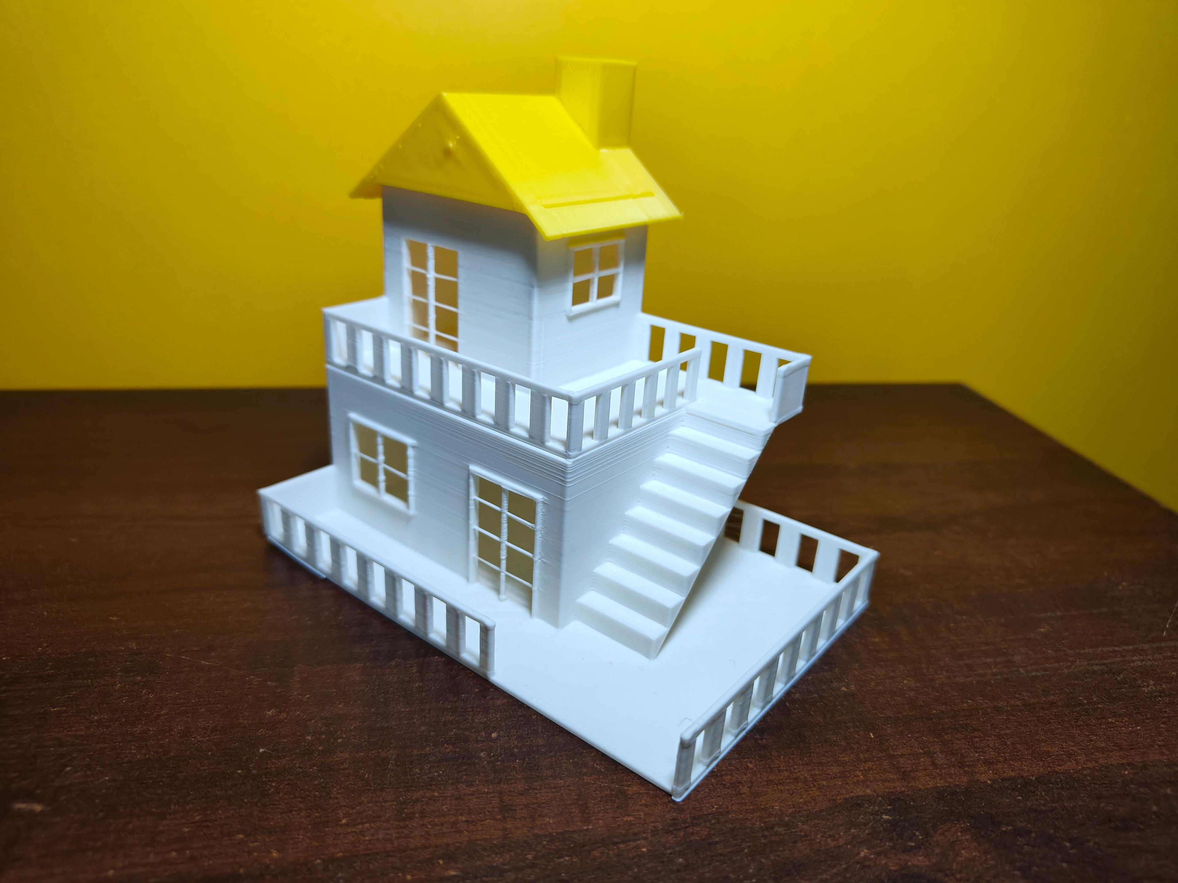 Toon house 3d model