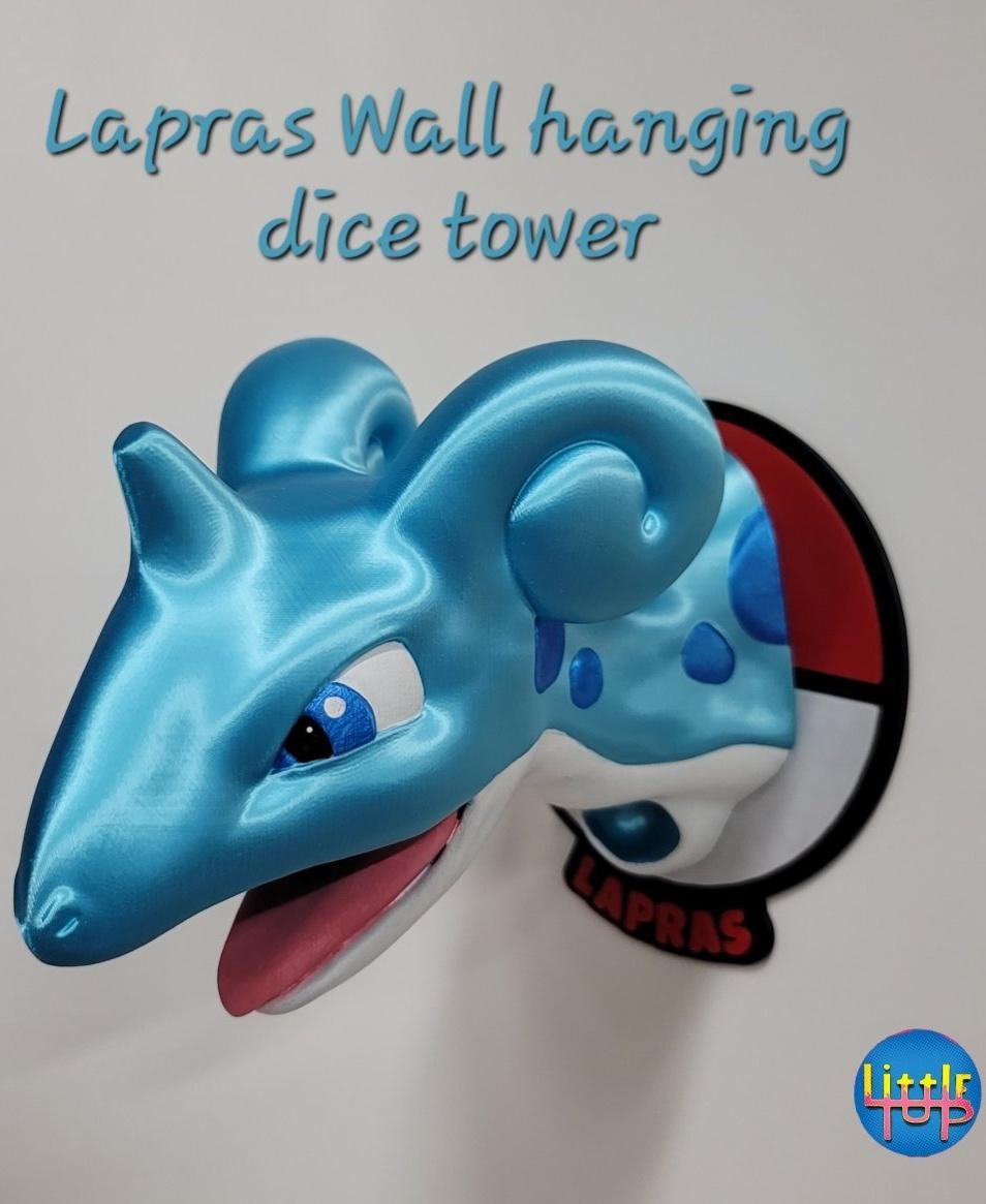 Lapras Dice Tower Wall mount 3d model
