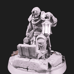 Iris and Orin - Rescue Cleric STL - Dungeon Rescue Pack 3d model