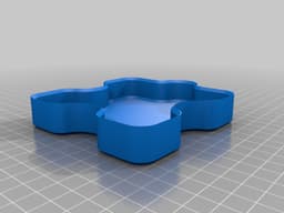 Puzzle pieces tray 3d model