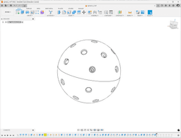 Perforated concentric balls 3d model