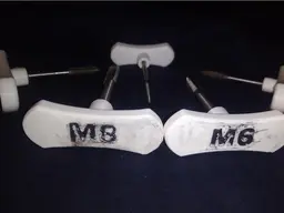 M3-M8 Metric Tap Handles 3d model