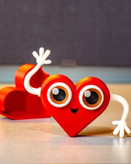 Happy Heart Box - Valentines Box 3d model