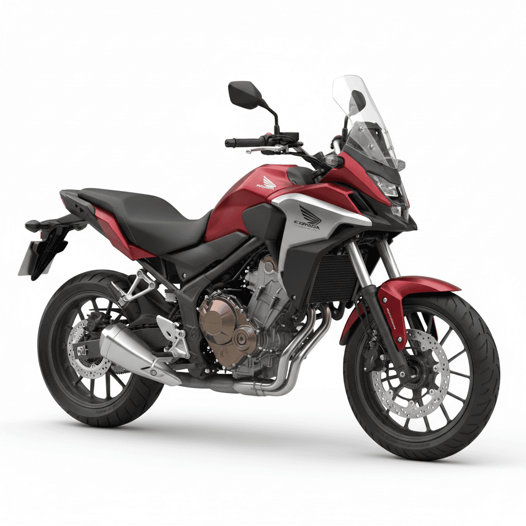 Honda CB500X Adventure Touring Motorcycle 3d model