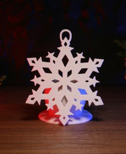 Snowflake - Christmas Tree Decoration 3d model