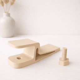 Desk Clamp Headphone Stand 3d model
