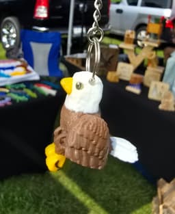 Beautiful Bald Eagle. 3d model