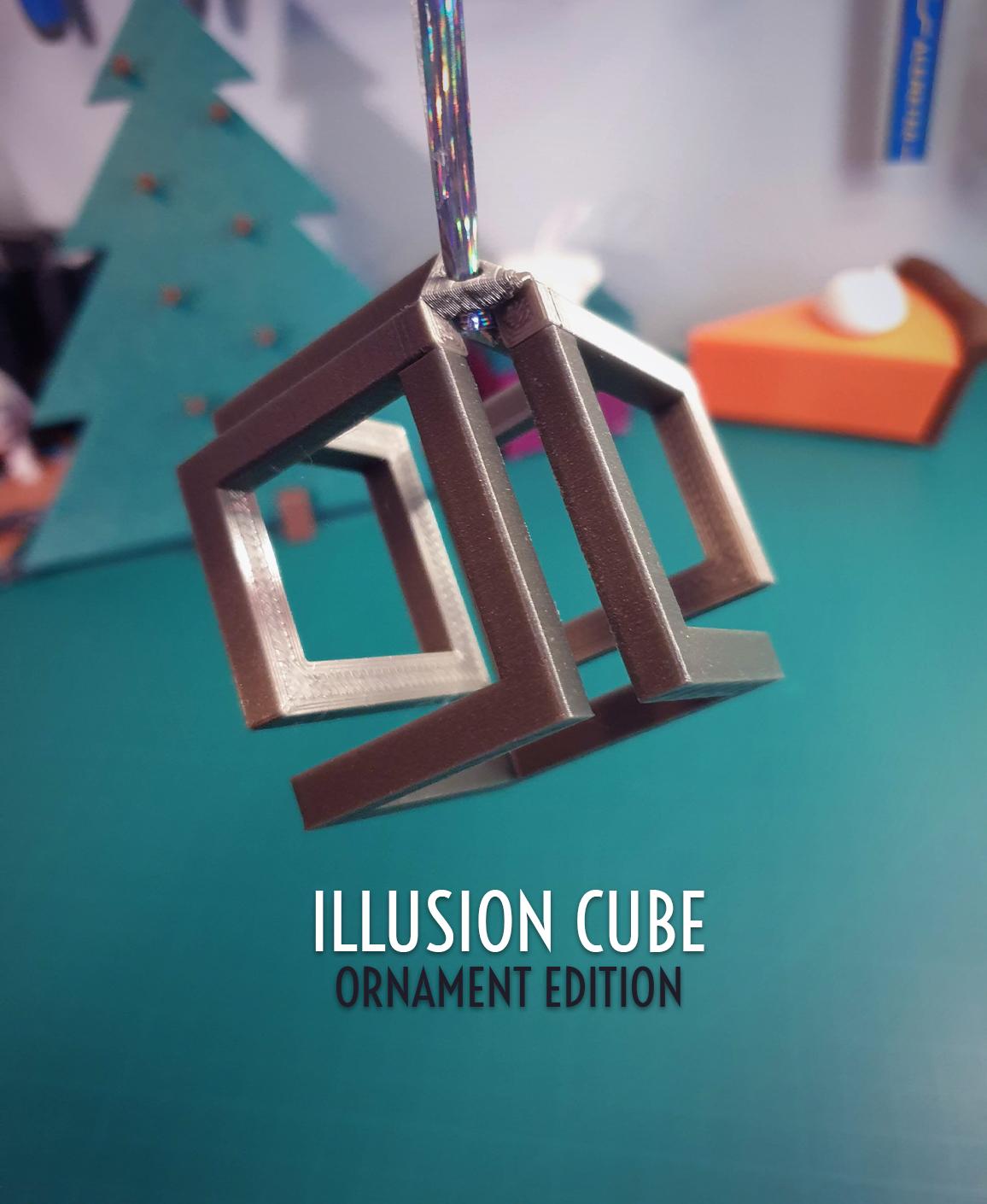 Illusion Cube Ornament Edition || Christmas 3d model